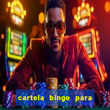 cartela bingo para cha de cozinha imprimir gratis